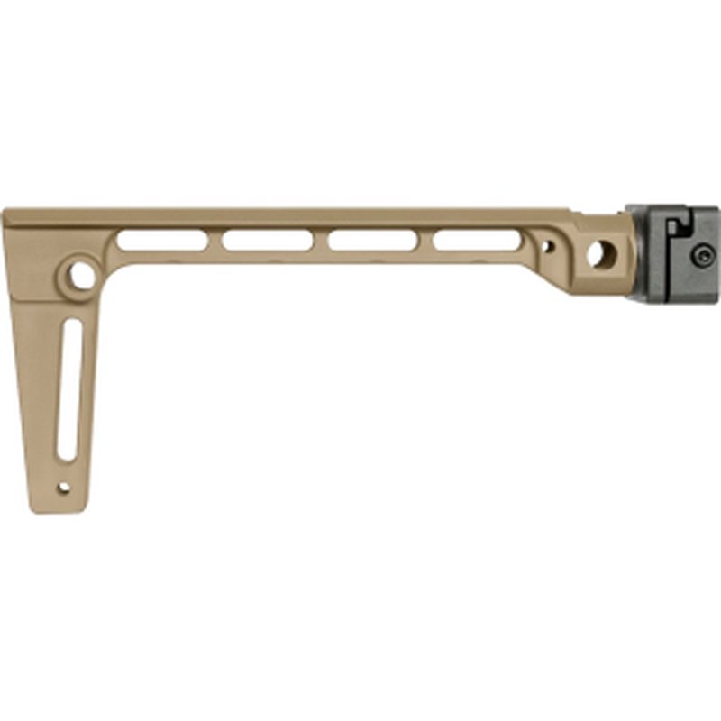 MIDWEST INDUSTRIES MIARMSFFDE Arm Brace Side Folding Stock Flat Dark Earth 6061 Aluminum