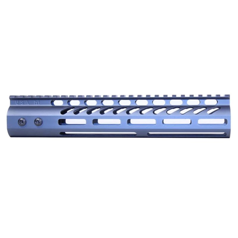 Guntec USA 4in Ultra Lightweight Thin M-LOK System Handguard w/ Monolithic Top Rail