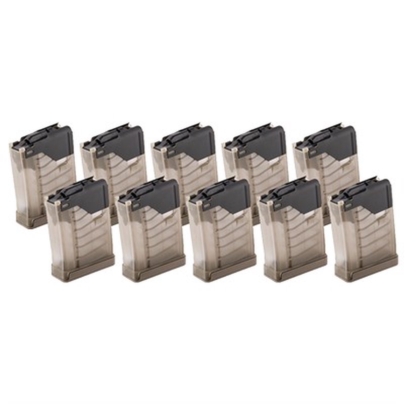 Lancer L5AWM Translucent 10-Rd Magazine AR-15 FDE