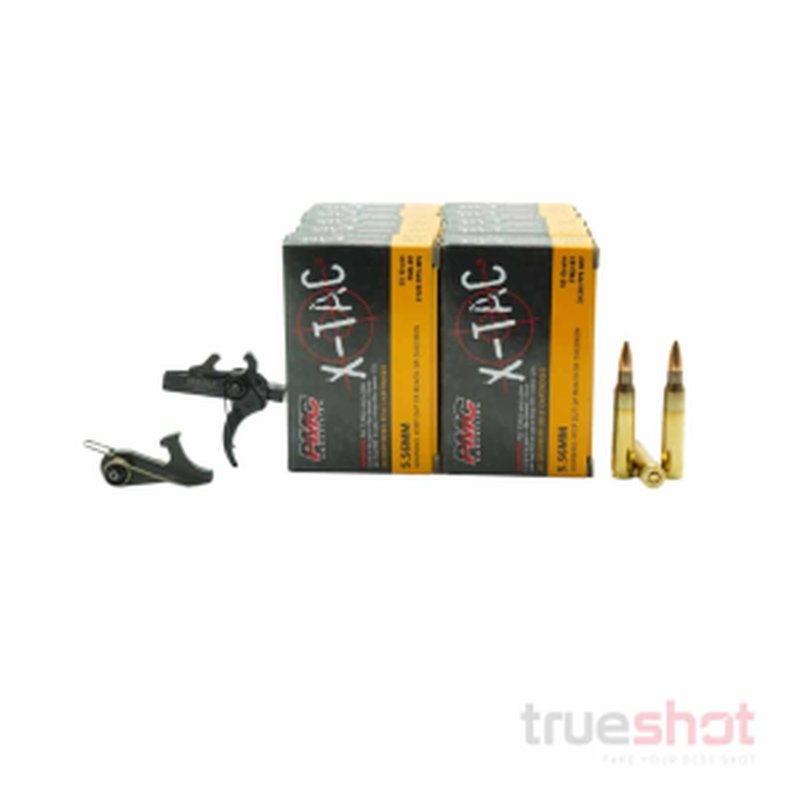 Geissele SSA-E AR-15 Trigger Bundle with 200 Rounds of PMC 5.56 Ammo