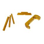 Cross Armory 3-Piece Kit Glock Gen 4 (Dimpled Pin Set, Ext Mag Catch & Slide Lock)