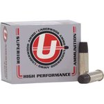 Underwood Gas Check .44 Rem Mag +P+ 340gr Lead Flat Nose Ammunition 20 Round Box