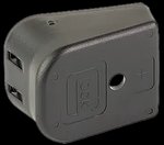 Glock 50975 Extended Magazine Floor Plate +2 Polymer (Black) for 9mm/.40/.357/.45