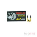 Wolf Match Extra .22 LR 40 Grain Solid Round Nose (5000 Rounds)