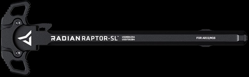 Radian Weapons Raptor-SL Ambidextrous AR-15/M16 Charging Handle Slim Low-Profile Black R0176