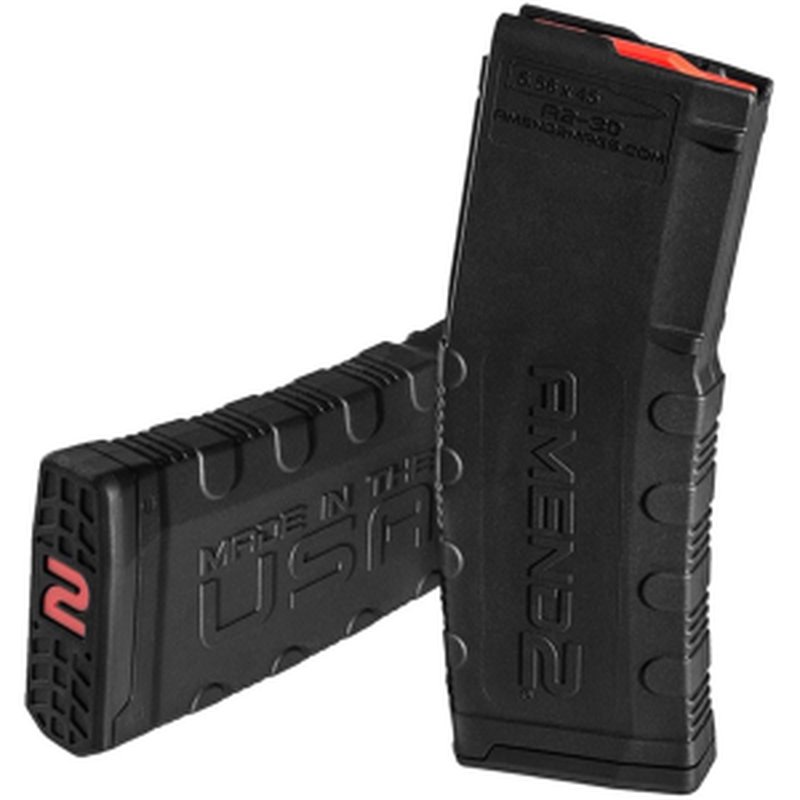 Amend2 AR-15 Polymer Rifle Magazine Black MOD-2 Model .223/5.56 30/rd