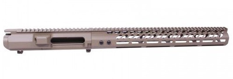 Guntec USA .308 Stripped Billet Upper Receiver with 15in Ultralight M-Lok Handguard Flat Dark Earth