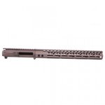 Guntec USA AR 15 Stripped Billet Upper Receiver w/15in Ultralight Series M-Lok Handguard