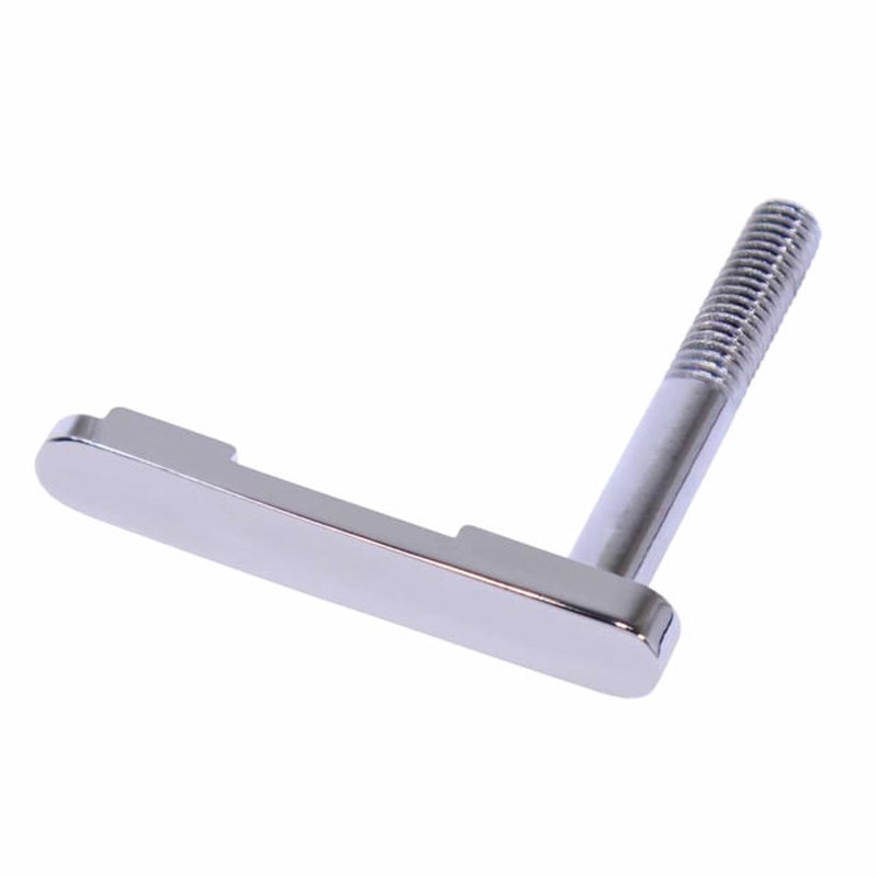 Guntec USA AR-15 Mag Catch Lever Black Chrome