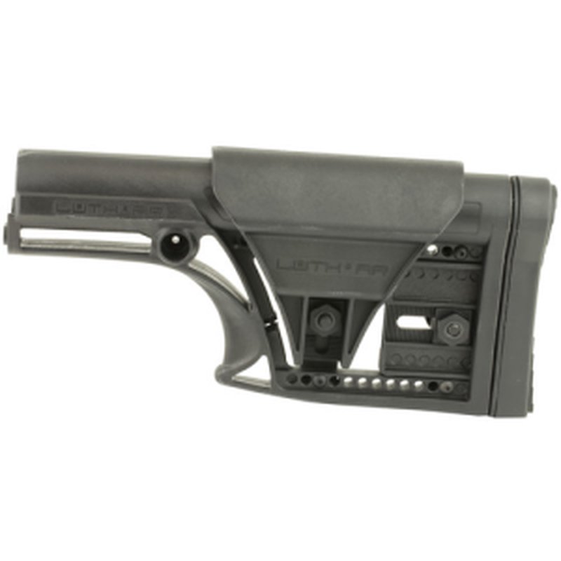 LUTH-AR Fixed Stock fits AR-15 & AR-10 Rifle Length Black