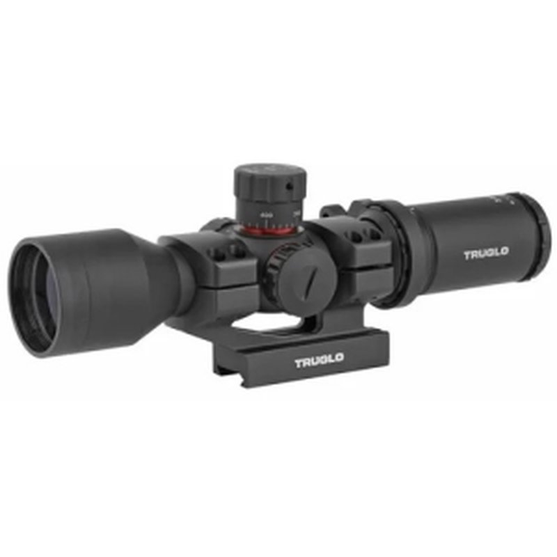 TRUGLO Tactical 30 Series 3-9x42mm IR MIL Rifle Scope | Matte Black