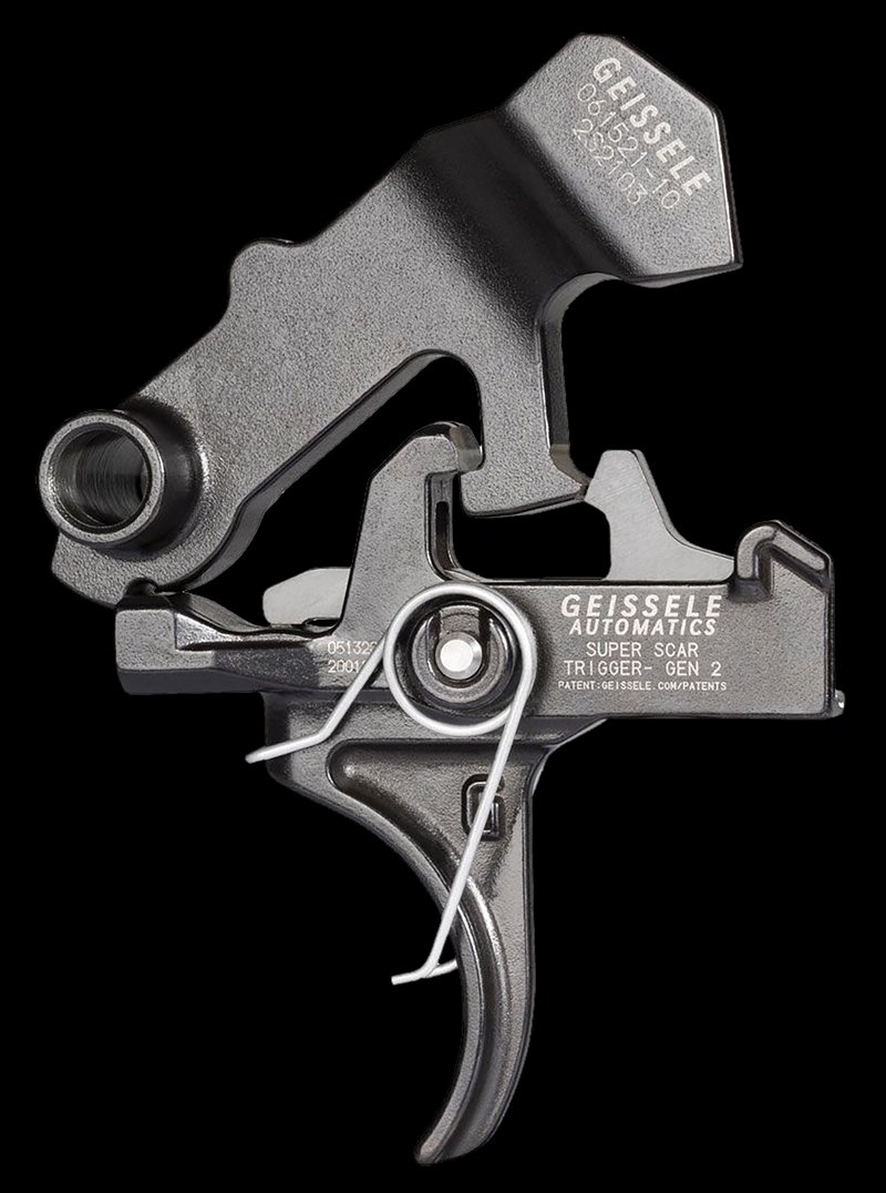 Geissele Automatics Super Scar Precision Combat Trigger Two-Stage 4.0 lb Mil-Spec