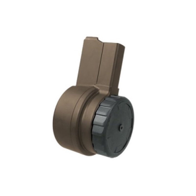 Warrior Systems W-15 AR-15/M16 223/5.56 Drum Magazine - 50 Round (Midnight Bronze)