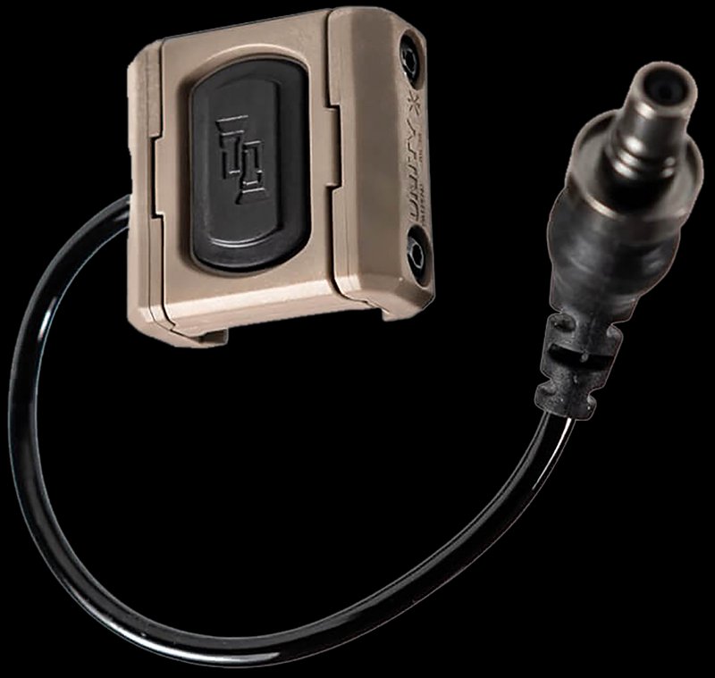 Unity Tactical ModButton Lite Remote Switch SureFire 4.5in Cable Flat Dark Earth