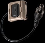 Unity Tactical ModButton Lite Remote Switch SureFire 4.5in Cable Flat Dark Earth