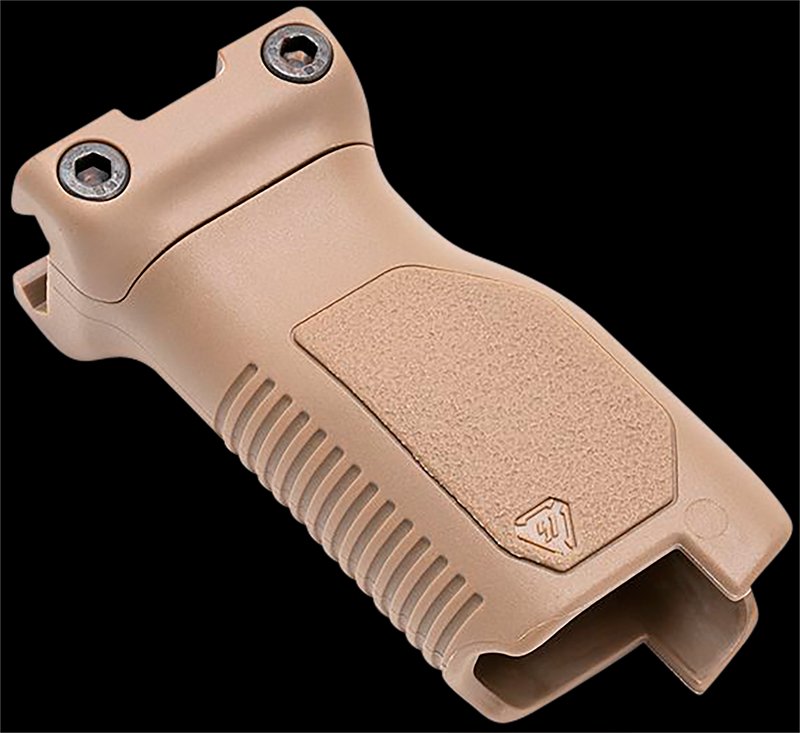 Strike Industries Long Angled Vertical Grip Flat Dark Earth for 1913 Picatinny Rail