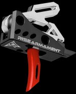Rise Armament RA535 Advanced Performance Single-Stage Trigger AR-15 Black Red