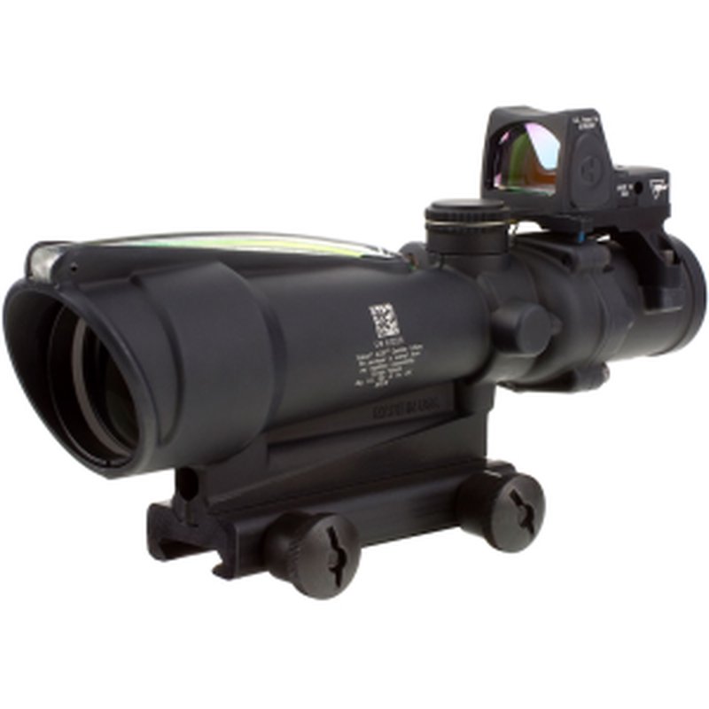Trijicon 3.5x35 ACOG Rifle Scope w/ Colt Knob Thumbscrew Mount and Red Dot RMR