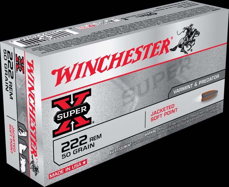 Winchester X223R 55gr PSP Super-X .223 Remington Ammunition