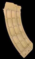 US Palm MA693A AK-47 7.62x39 30-Round Polymer Magazine Flat Dark Earth Steel Latch