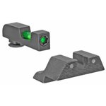 Trijicon 601102 DI Night Sight Set Green Tritium Fiber Front/Rear Glock 17 17L 19