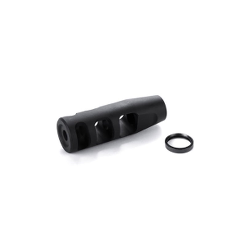 3-Port Compensator 22 Caliber 1/2-28 Steel Black