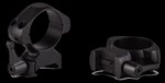 Konus Quick-Release Steel Scope Rings 30mm High Weaver/Picatinny Matte Black 7409
