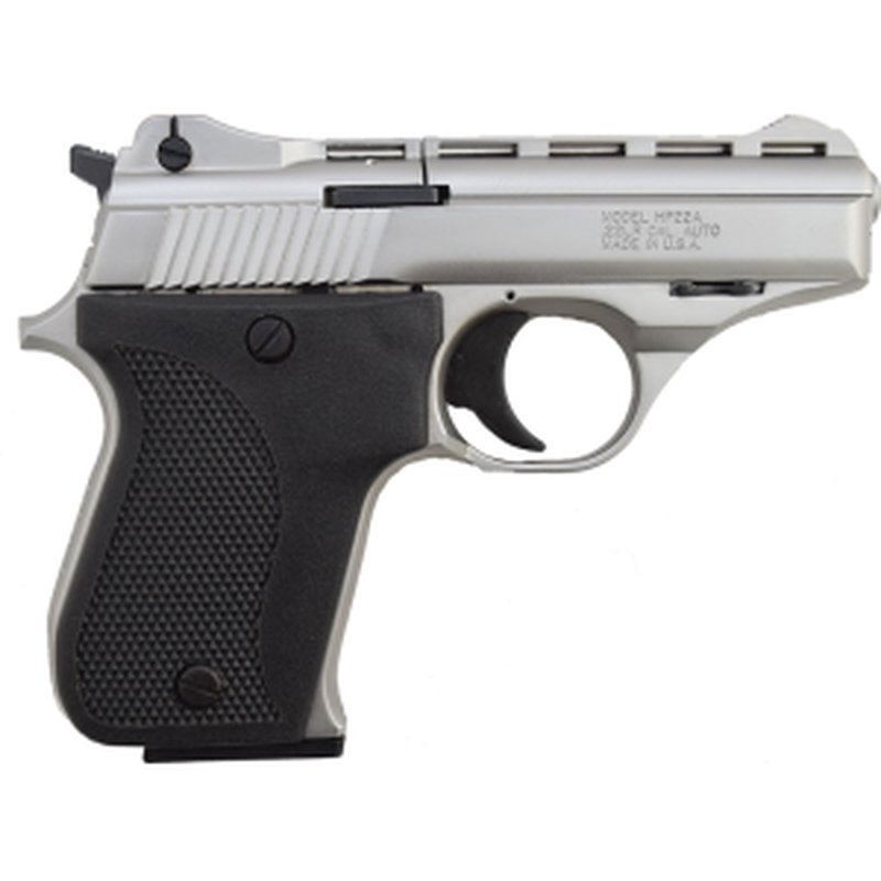 Phoenix Arms HP22A Pistol .22 LR 3in Barrel Nickel on Black