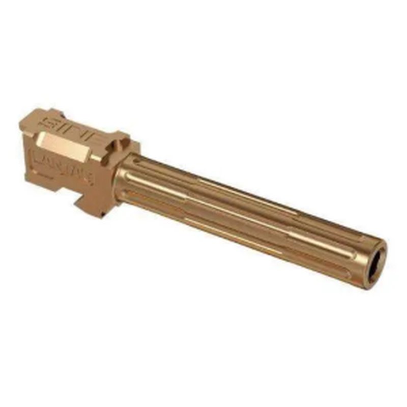 Lantac 9INE Glock 17 Non-Threaded Bronze 4.48" Fluted 9mm Barrel