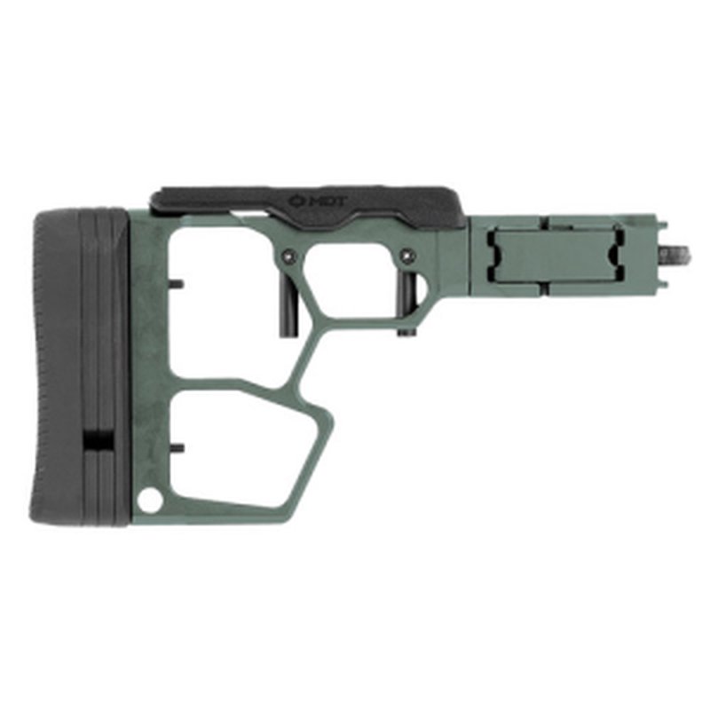 MDT SPORTING GOODS SRS-XF Premier Folding Buttstock Charcoal Green