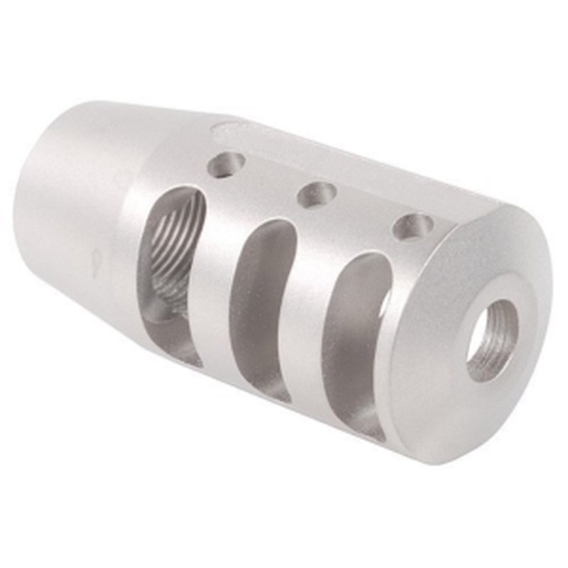 PRI Quiet Control Muzzle Brake 5/8-24 Thread AR-15 6.8mm Remington SPC Stainless Steel