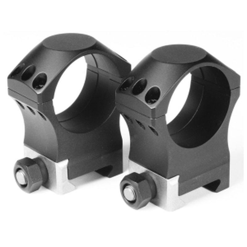 Nightforce Ultralite 6-Hole Picatinny Scope Rings 30mm Matte Black Extreme-High