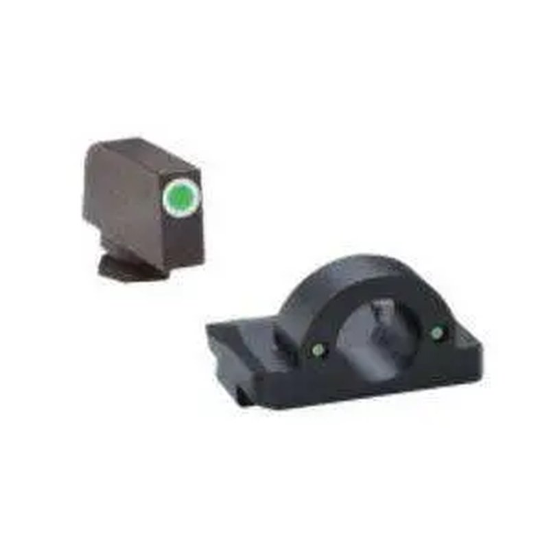 AmeriGlo GL226 Ghost Ring Night Sights Glock Front Green Tritium/Rear Black