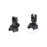Ultradyne USA C4 Folding Front and Rear Iron Sight Combo for 7.62/308 Picatinny