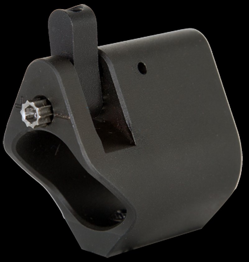 Seekins Precision Select Adjustable Gas Block .875in Steel Black Melonite