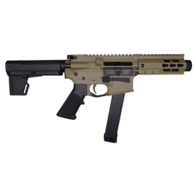 Brigade Mfg BM-9 AR Pistol 9mm 5.5 Inch Barrel FDE KAK M2 Brace