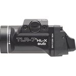 Streamlight 69505 TLR-7 HL-X SUB USB Black 6000 Series Aluminum 1913 1000 Lumens