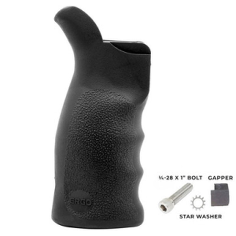 Ergo Grips TDX-0 SureGrip Zero Angle AR-15/AR-308 Polymer Pistol Grip Black