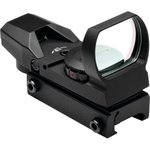 NcStar NRD4RGB Red and Green Reflex Sight with 4 Reticles QR Mount Black