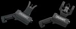Troy Ind 45 Degree Offset Folding BattleSight Set M4 Front Dioptic Rear Black Hardcoat