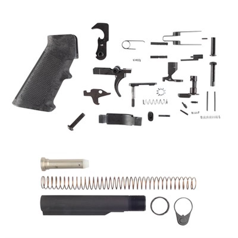 KE Arms AR-15 GI Lower Parts Kit with M4 Buffer Tube Assembly