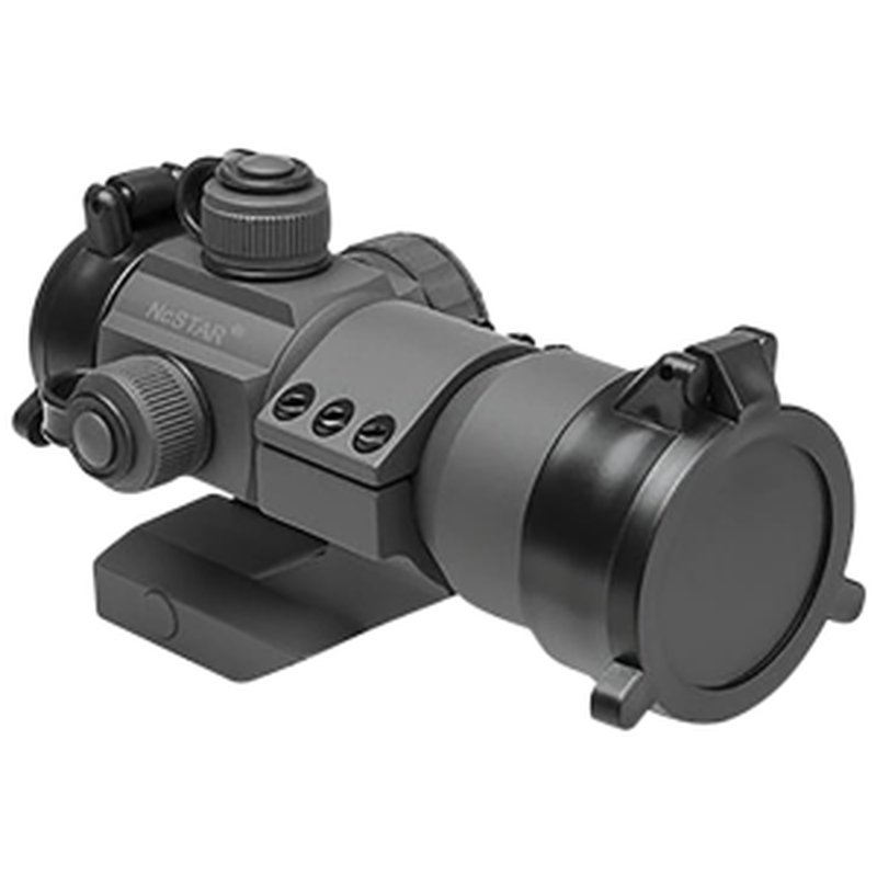 NcStar DRGB135U Red Dot Urban Gray 1x 35mm 3 MOA Illuminated Red/Green/Blue Dot Reticle Features Cantilever Mount
