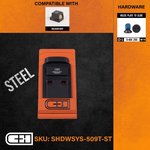 C&H Precision Shadow Systems Steel Adapter Plate for Holosun 509T