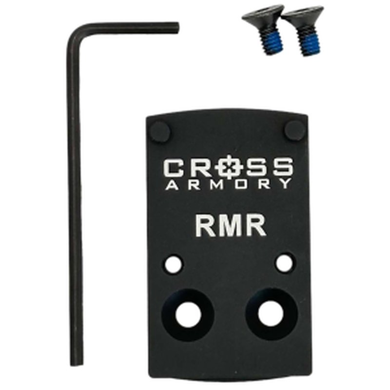 Cross Armory CRRMADAPTER RMR Adapter Plate Black Oxide Aluminum
