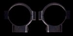Tasco World Class 1-Inch Scope Mount Rings Low Black Gloss Two-Piece Set WC1872S
