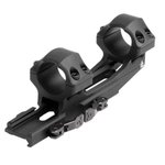 Leapers 1-Piece UTG ACCU-SYNC QR Cantilever Mount 1\" Medium w 50mm Offset - Matte Black