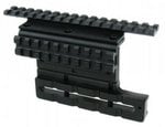 Tacfire AK Double Side Scope Mount w/ Adjustable Windage & Elevation, Black MAK005