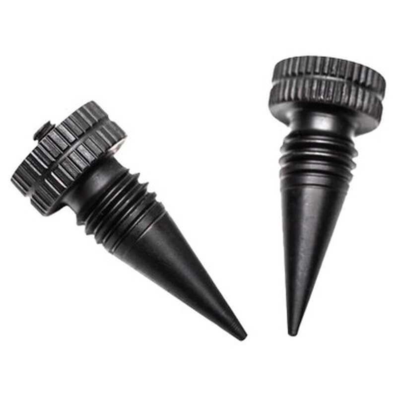 Accu-Tac LR-10 G2 Bipod Spike Set - Screw-On Black Oxide Steel