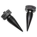Accu-Tac LR-10 G2 Bipod Spike Set - Screw-On Black Oxide Steel
