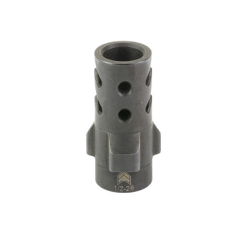 Angstadt Arms 3-Lug Muzzle Brake 9mm Luger 1/2x28 (Matte/Black)